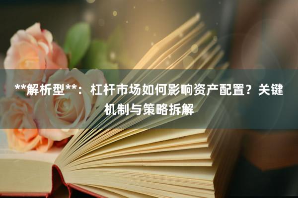 **解析型**：杠杆市场如何影响资产配置？关键机制与策略拆解